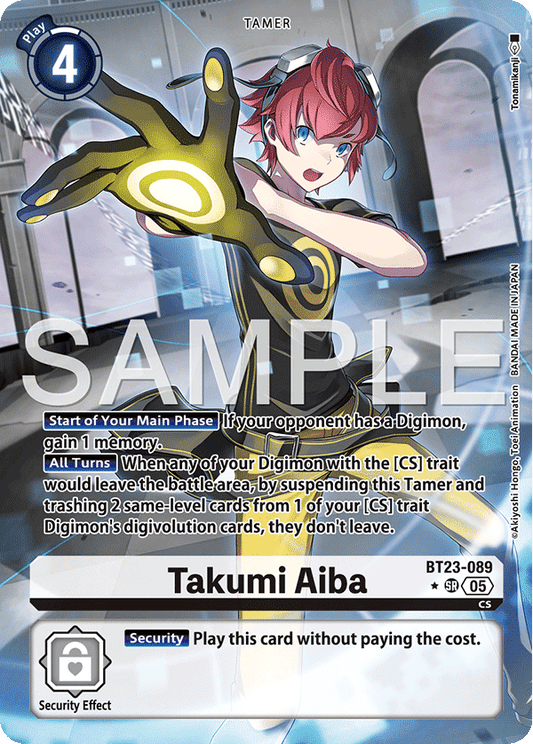 Takumi Aiba (BT23-089) Alternative Art