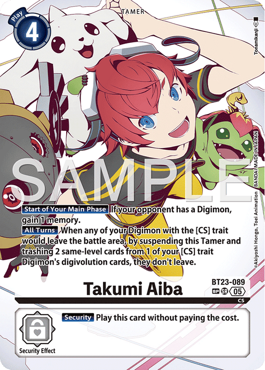 Takumi Aiba (BT23-089) SP Alternative Art