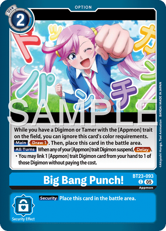 (Pre-order 24/10/2025) Big Bang Punch! (BT23-093) Common