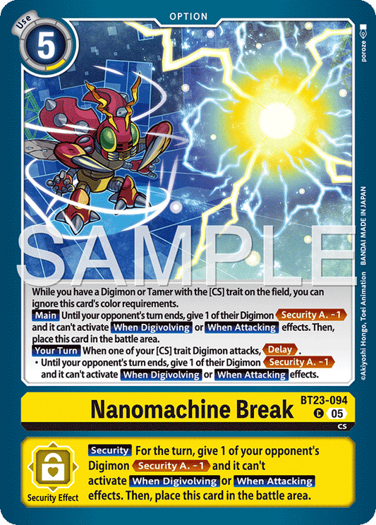Nanomachine Break (BT23-094) Common