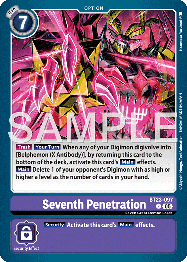 Seventh Penetration (BT23-097) Rare