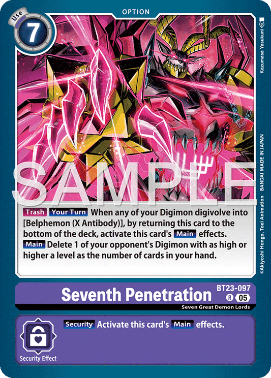 Seventh Penetration (BT23-097) Rare
