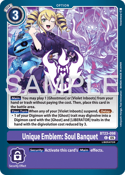 Unique Emblem: Soul Banquet (BT23-098) Common