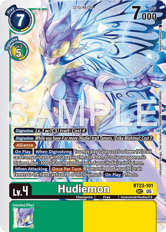 Hudiemon (BT23-101) Secret Rare