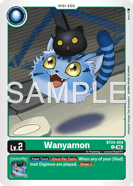 (Pre-order 23/01/2026) Wanyamon (BT24-004) Common