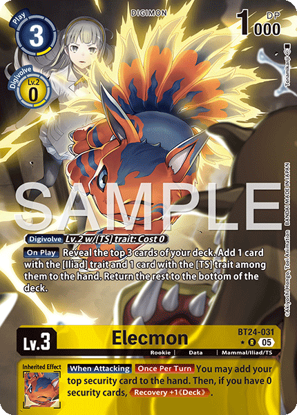 (Pre-order 23/01/2026) Elecmon (BT24-031) Alternative Art