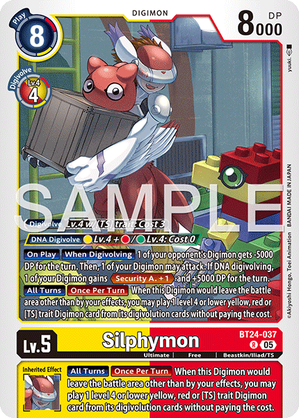 (Pre-order 23/01/2026) Silphymon (BT24-037) Rare