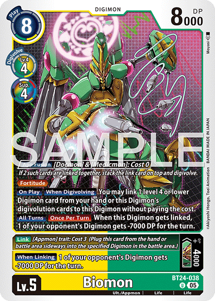 (Pre-order 23/01/2026) Biomon (BT24-038) Uncommon
