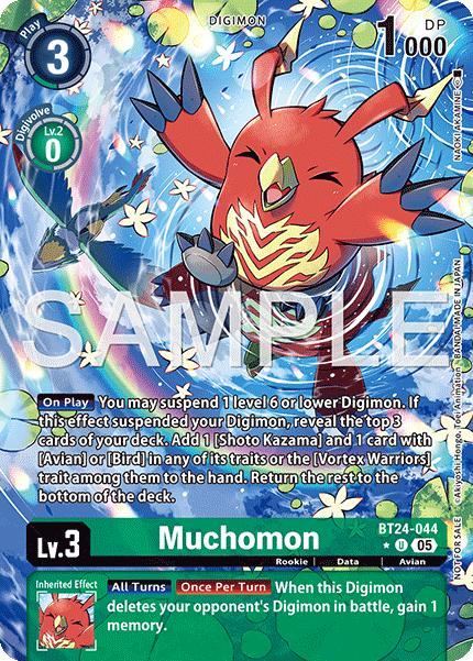 (Pre-order 23/01/2026) Muchomon (BT24-044) Box Topper