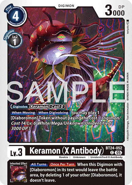 (Pre-order 23/01/2026) Keramon (X Antibody) (BT24-052) Common