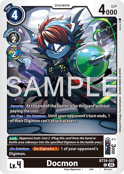 (Pre-order 23/01/2026) Docmon (BT24-057) Common