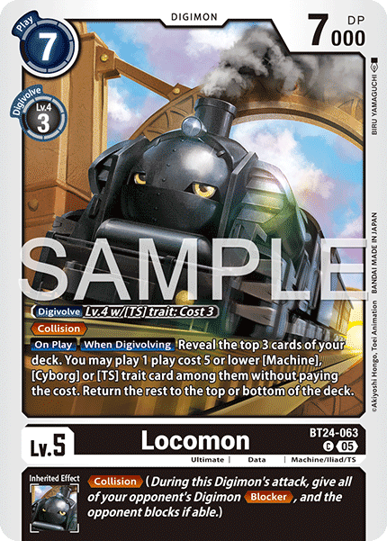 (Pre-order 23/01/2026) Locomon (BT24-063) Common