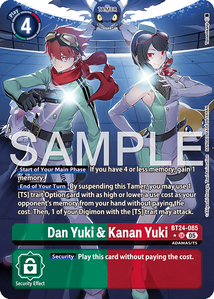 (Pre-order 23/01/2026) Dan Yuki & Kanan Yuki (BT24-085) Alternative Art