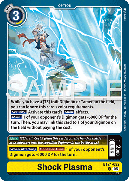(Pre-order 23/01/2026) Shock Plasma (BT24-092) Uncommon