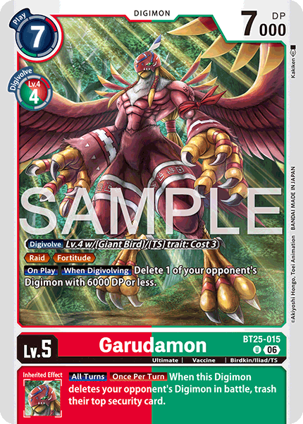 Garudamon (BT25-015) Uncommon