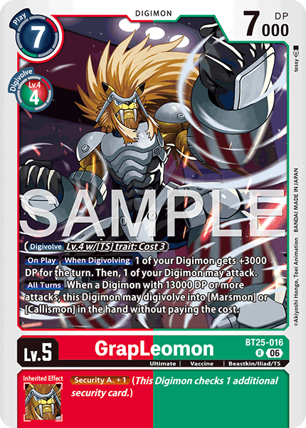 GrapLeomon (BT25-016) Rare