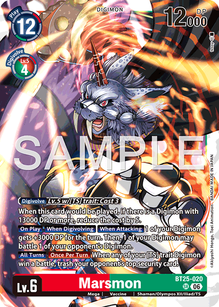 Marsmon (BT25-020) Super Rare