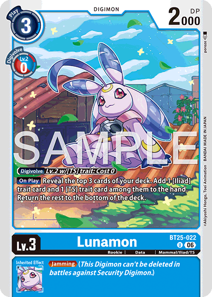 Lunamon (BT25-022) Uncommon