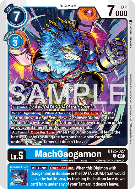 MachGaogamon (BT25-027) Uncommon