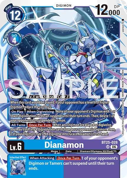 Dianamon (BT25-028) Super Rare