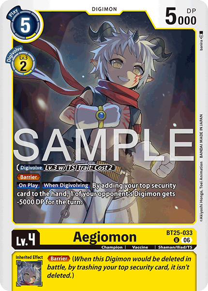 Aegiomon (BT25-033) Uncommon