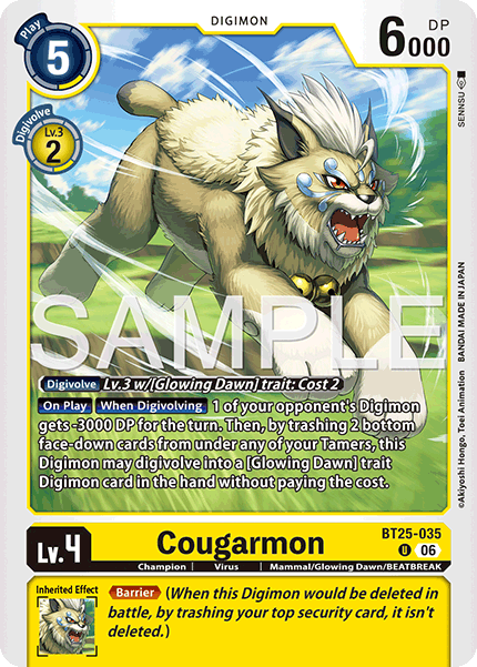 Cougarmon (BT25-035) Uncommon