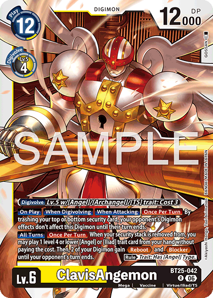 ClavisAngemon (BT25-042) Rare