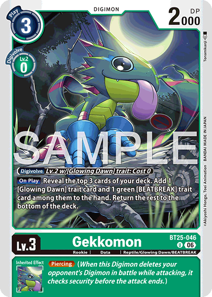 Gekkomon (BT25-046) Uncommon