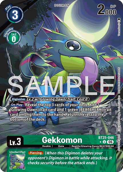 Gekkomon (BT25-046) Box Topper