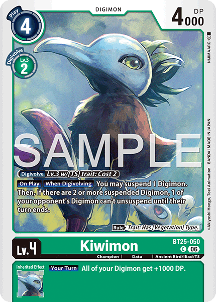 Kiwimon (BT25-050) Common