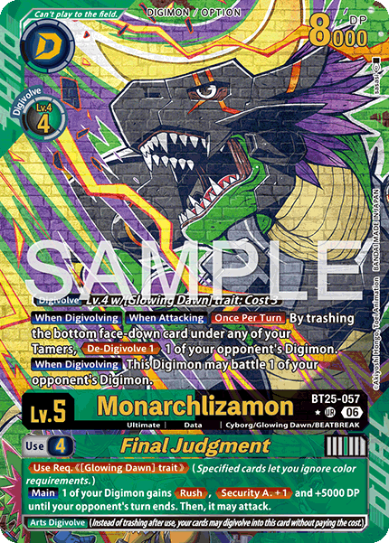 Monarchlizamon/Final Judgment (BT25-057) Alternative Art
