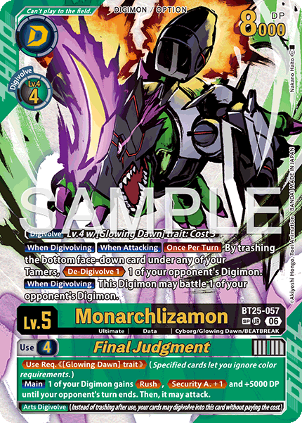 Monarchlizamon/Final Judgment (BT25-057) SP Alternative Art