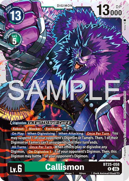 Callismon (BT25-058) Rare