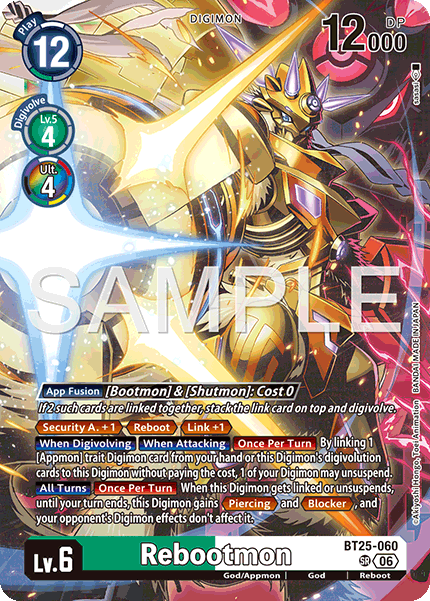 Rebootmon (BT25-060) Super Rare