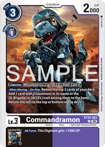 Commandramon (BT25-063) Common