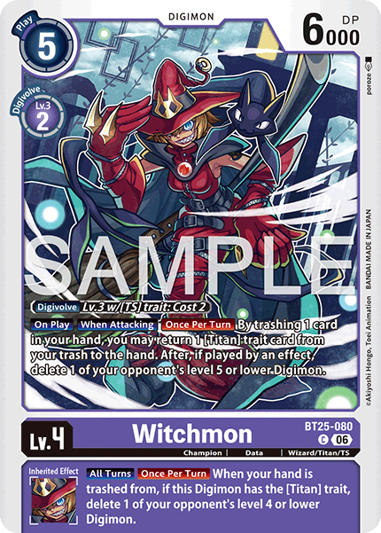 Witchmon (BT25-080) Common
