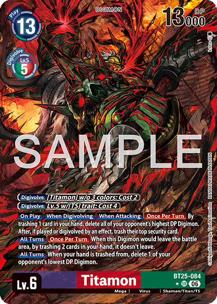 Titamon (BT25-084) Alternative Art
