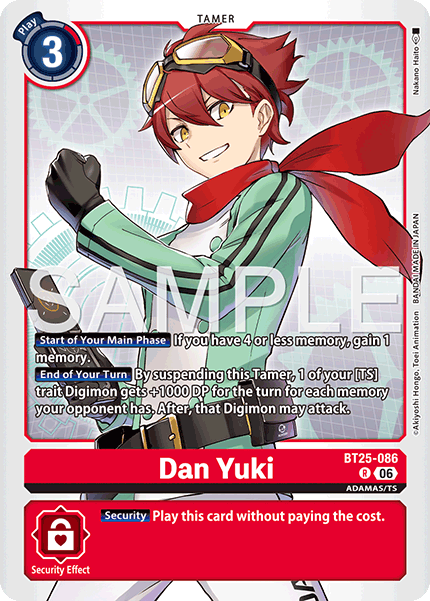Dan Yuki (BT25-086) Rare