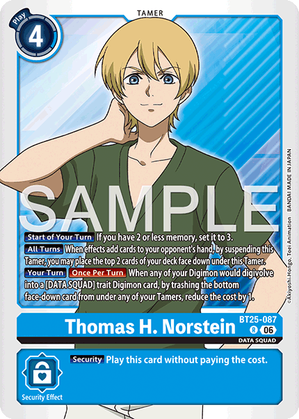 Thomas H. Norstein (BT25-087) Rare