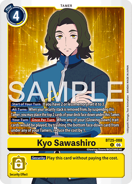 Kyo Sawashiro (BT25-088) Rare
