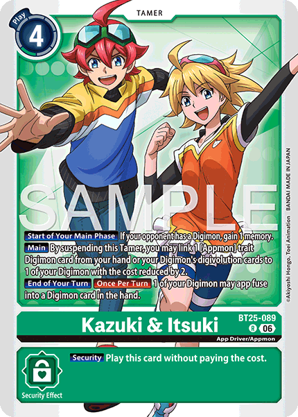 Kazuki & Itsuki (BT25-089) Rare