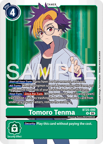 Tomoro Tenma (BT25-090) Rare