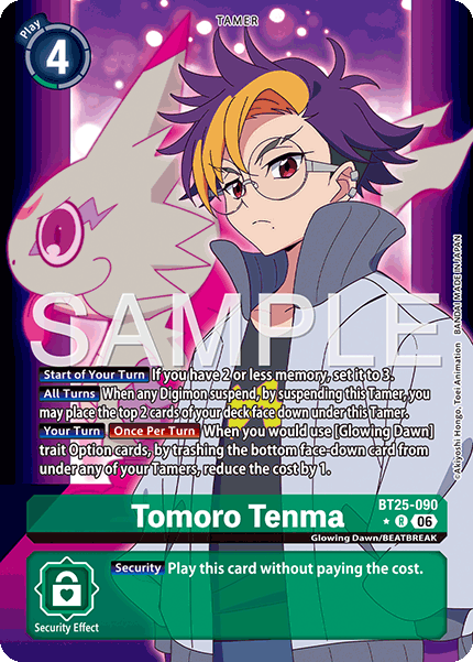 Tomoro Tenma (BT25-090) Alternative Art