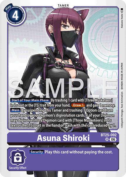 Asuna Shiroki (BT25-092) Super Rare