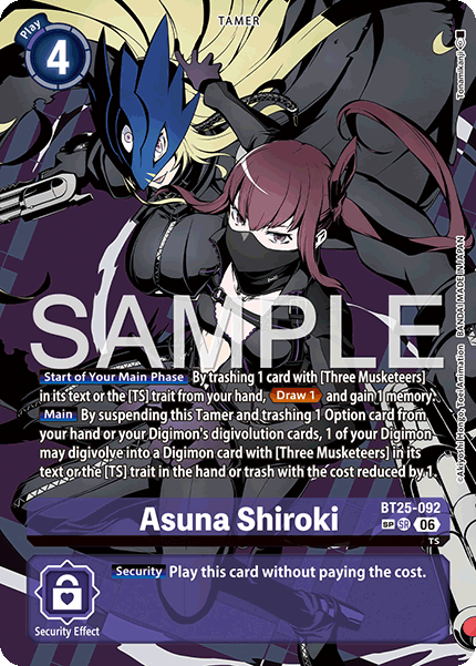 Asuna Shiroki (BT25-092) SP Alternative Art