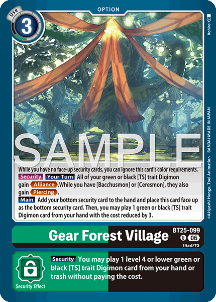 Gear Forest Village (BT25-099) Uncommon
