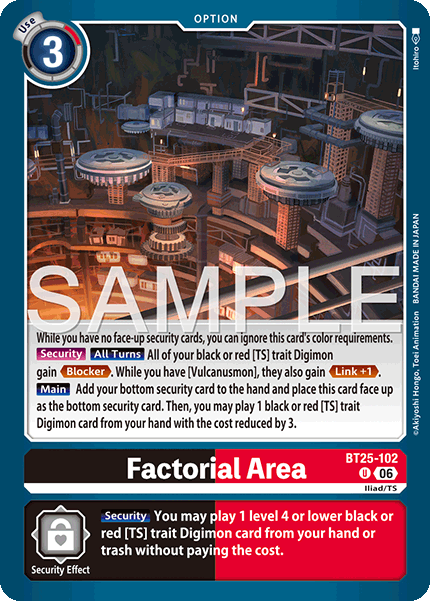 Factorial Area (BT25-102) Uncommon