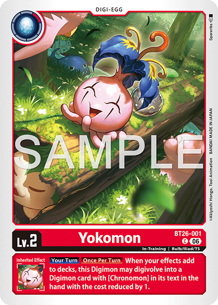 (Pre-order 28/08/2026) Yokomon (BT26-001) Common