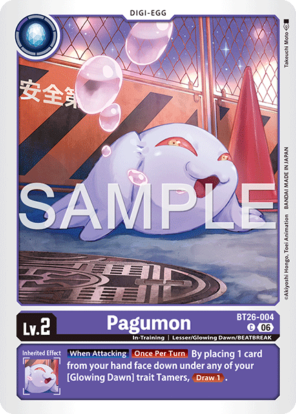 (Pre-order 28/08/2026) Pagumon (BT26-004) Common