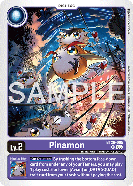 (Pre-order 28/08/2026) Pinamon (BT26-005) Common